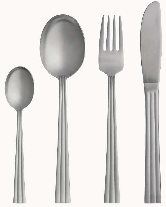 Gense Bestiksæt 16 dele mat stål, Thebe